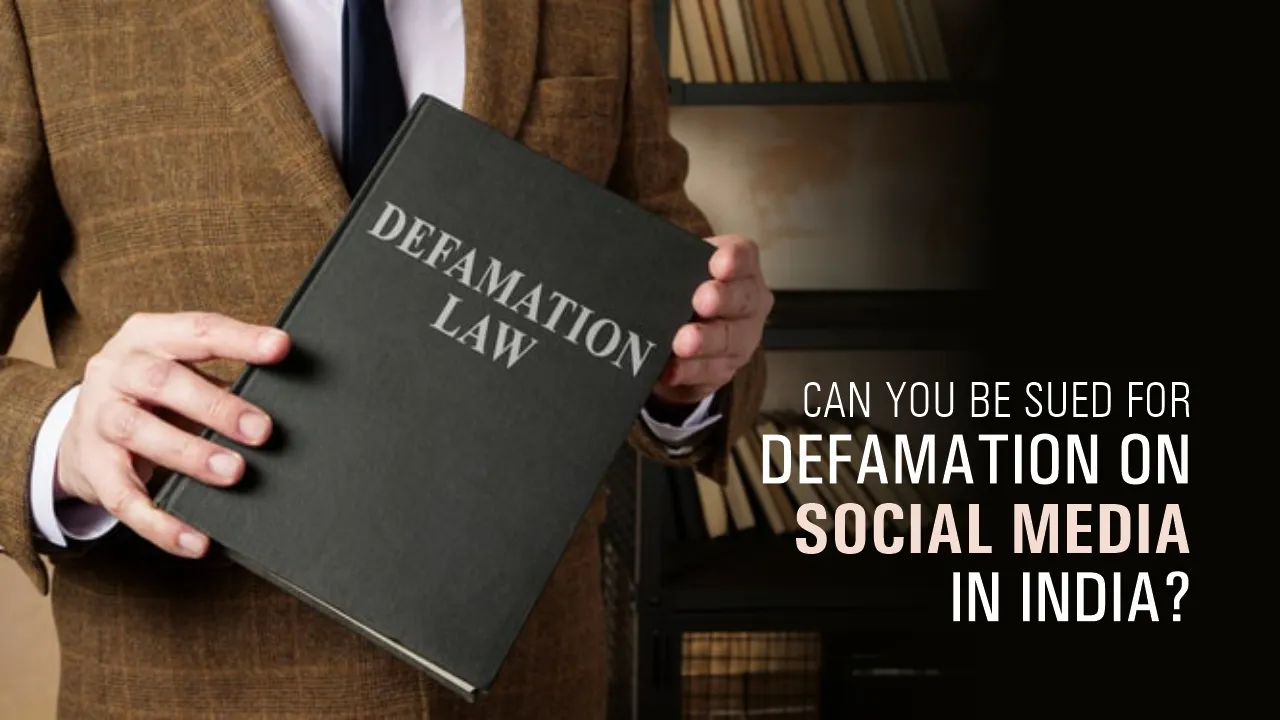 Person seeking legal help for online defamation on social media